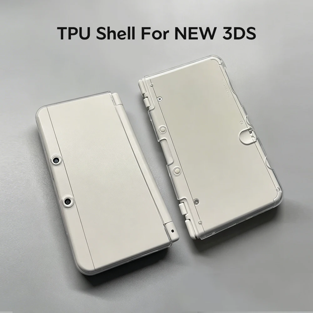 Hochwertige TPU-Schutzhülle für NEW 3DS. Bitte achten Sie auf Ihr Konsolenmodell