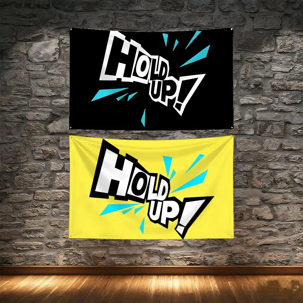 Streetwear Graphic Flags Tapestry - Creative Pattern Wall Art for Living Room Outdoor Party Decor Hold up Photo