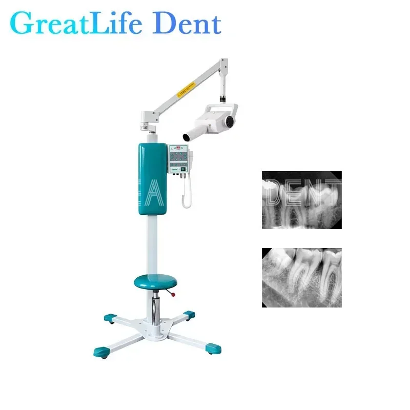 GreatLife Dent Hospital Clinic Floor-Standing High Frequency Dental X Ray Image System Radiography Machine Mobile X Ray Imaging