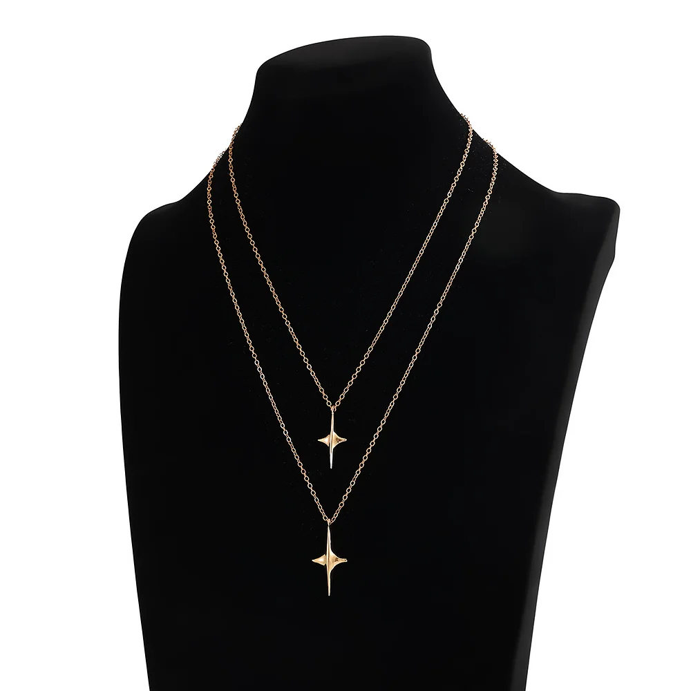 Einfache Herren-Halskette mit quadratischem silberfarbenem Edelstahl-Anhänger, Retro-Schlangenkette, Hip-Hop-Schmuck, Damen-Halskette, Accessoire – Detail 6