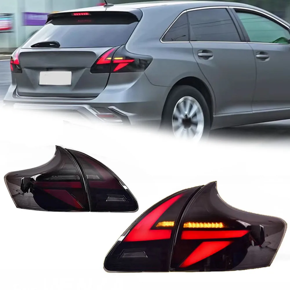 

Styling LED Tail Lights for TOYOTA VENZA 09-13 new style led DRL Car Taillights Assembly Signal Auto Accessories Modified Lamp