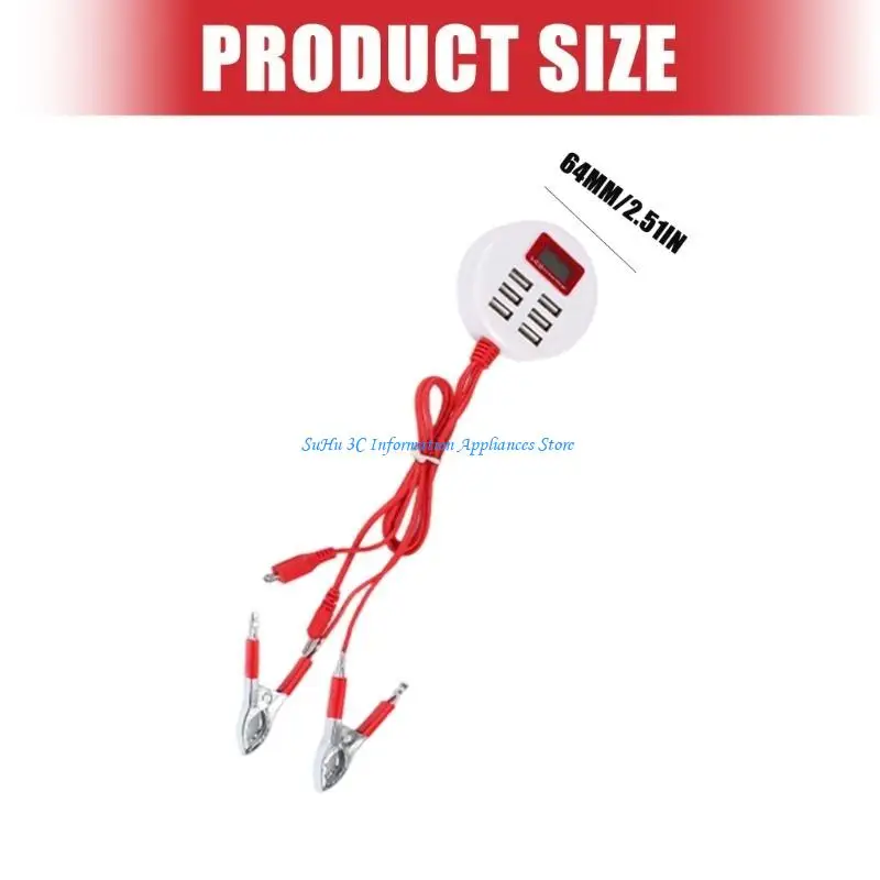 LCD 화면 클립이 포함된 다기능 6 USB 충전 어댑터 빠른 휴대전화