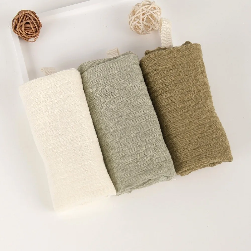 New 4-Layer Pure Cotton Cotton Washcloth Soft Gauze Cotton Square Towels Absorbent Towels Newborn Burp Cloth