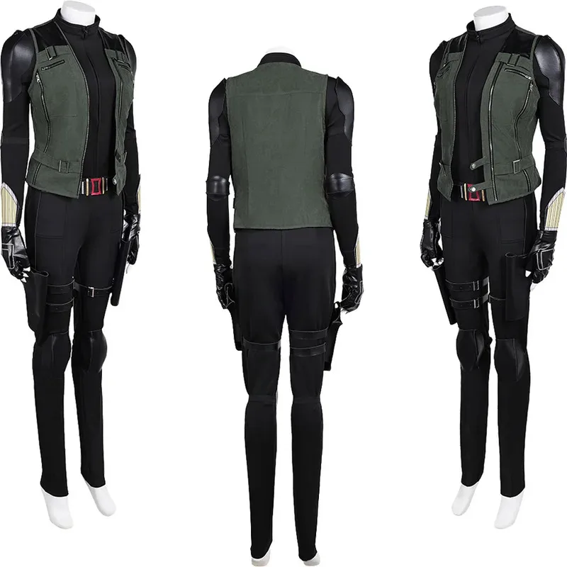 Yelena Belova Cosplay Fantasy Abbigliamento Abiti da battaglia Film Bulloni di Thunder Costume da supereroe Travestimento Donne adulte Abiti da festa