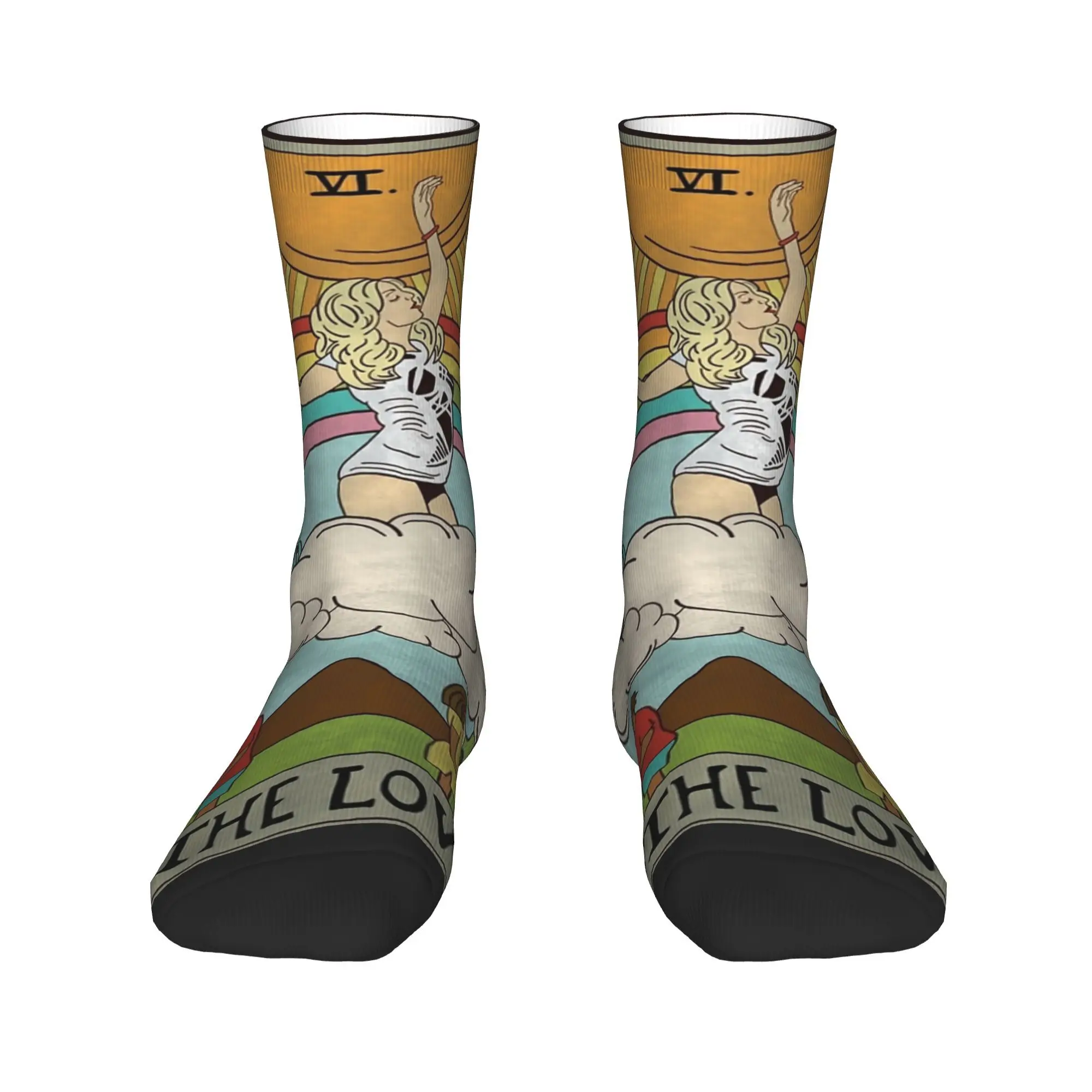 النساء الرجال الجوارب كلي مينوغ عشاق بطاقة التارو جوارب غير زلق جودة الجوارب الخريف تصميم الأزياء تسلق الجوارب