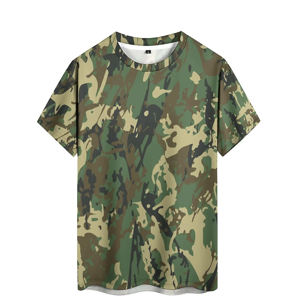 2027 New Abstract Dizzy Effect Men's 3D Printed Short-Sleeve T-Shirt - Party Outfit