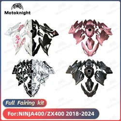 New ABS Motorcycle Fairing Kit Fit For KAWASAKI NINJA400 ZX400 2018 2019 2020 2021 2022 2023 2024 Custom Fairings Kit Bodywork