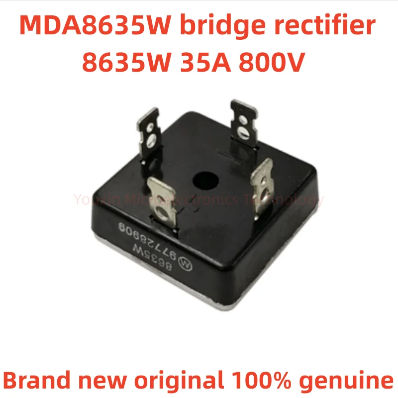 8635W 35A 800V Bridge Rectifier Bridge Stack Rectifier MDA8635W Direct Plug 4-Pin Brand New Original