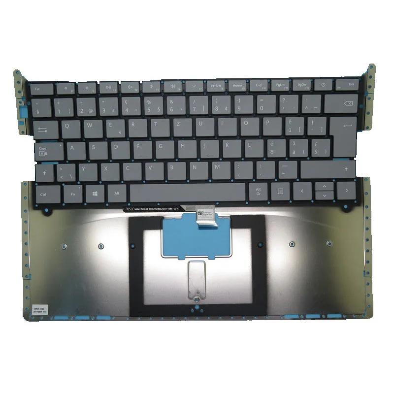 Imagem -04 - Teclado para Notebook Microsoft Surface Laptop Cinza 1769 Estados Unidos Eua Reino Unido gr sw po jp G672819nw 002l15k66lhc01 135