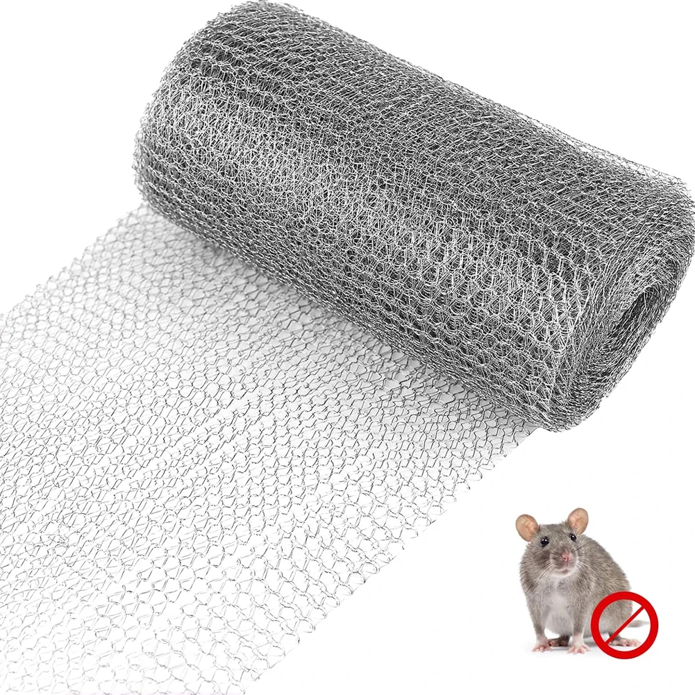 3/6/9/12/15M Metal Mesh Wire Mesh Pest Protection Mesh Stainless Steel Mesh Tight Mesh Wire Mesh Insect Screen for Hole Filler