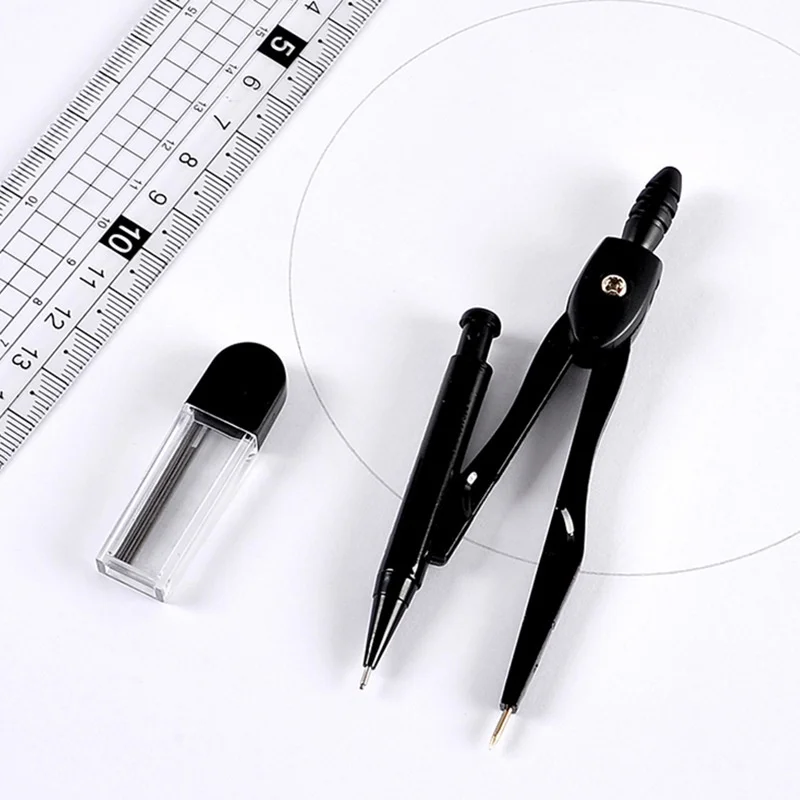 Metal compasses set for primary and secondary school students exam Drawing design drawing tools for students drawing tools