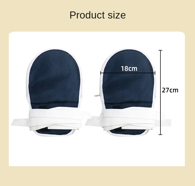 Neue Four Seasons Restraint Handschuhe Reißverschluss Öffnung Mesh Atmungsaktive Anti-Kratzer Anti-Explubation Handgelenk Abschirmplatte – Detail 8