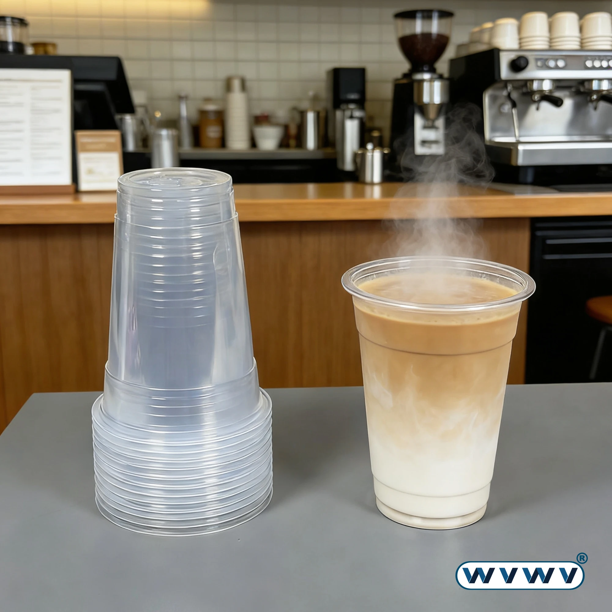 50 Pieces of 16 Oz/500 ml Transparent Milk Tea and Coffee Cups — Suitable for Hot Drinks/Cold Drinks, Smoothies, Milkshakes, Hot Coffee, Beer Festivals, Etc., Perfect for Parties, Holiday Celebrations, Oktoberfest, Weddings, Graduation Season, and Picnics - view 5