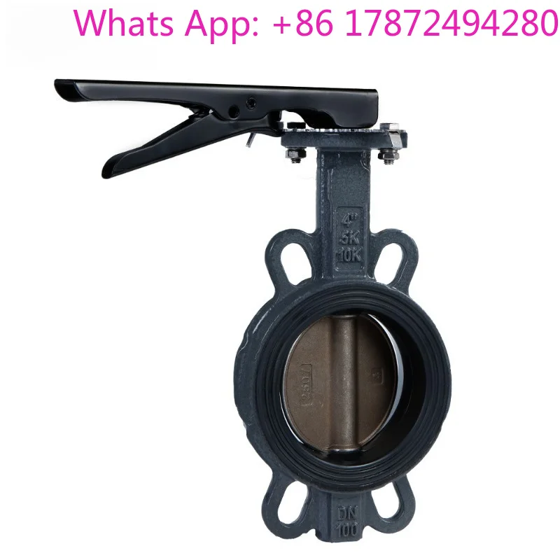 D71XH-10/16C Cast Steel Handle Clamp Butterfly Valve - Manual Ethylene Propylene Seat for Desulfurization