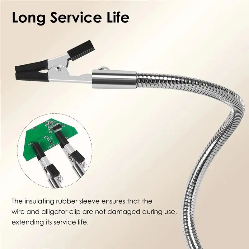 Limited Stock-FF 4Pcs Magnetic Helping Hands Soldering Third Hand Tools Metal Flexible Gooseneck With Alligator Clips Welding To