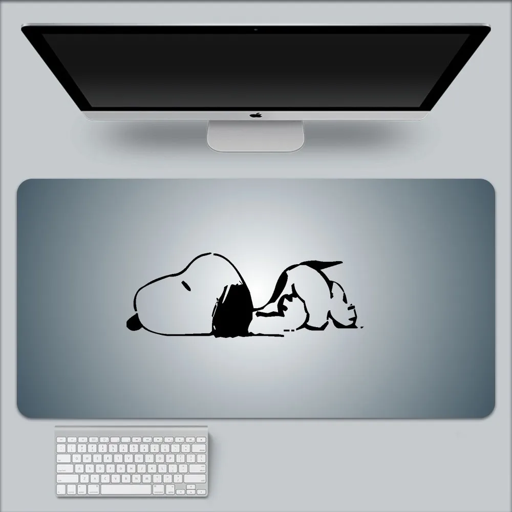 Snoopy Cartoon Cute MINISO Mouse Pad Large Gaming Compute Gamer PC Keyboard Mouses Mat