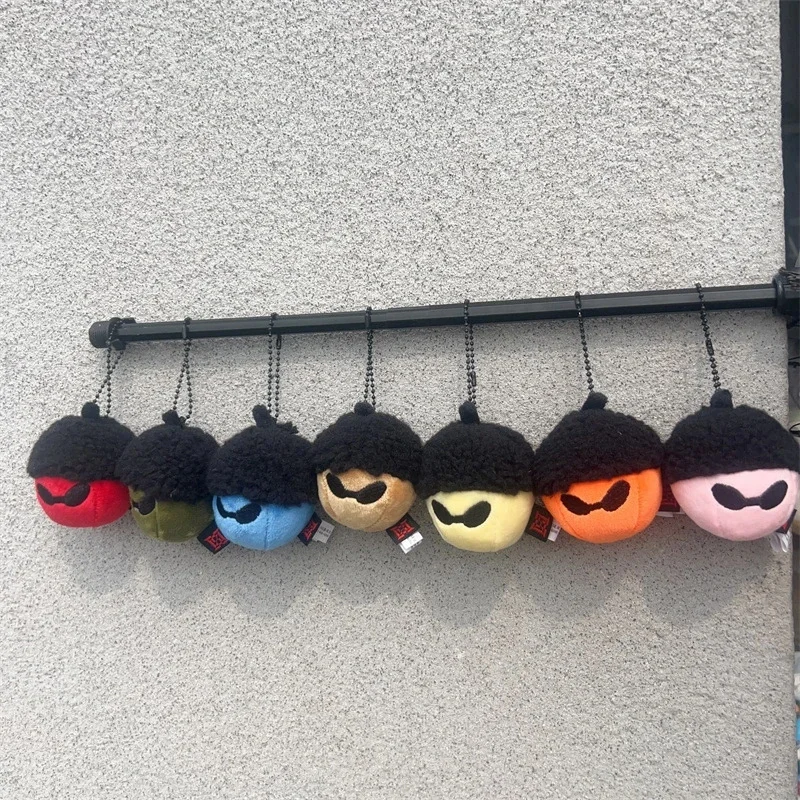 

7PCS/Set Cute Kpop Acorn Keychain Fans Collection J-HOPE Plush Toys Keyring Creative Concert Same Style Plushies Pendant Gift