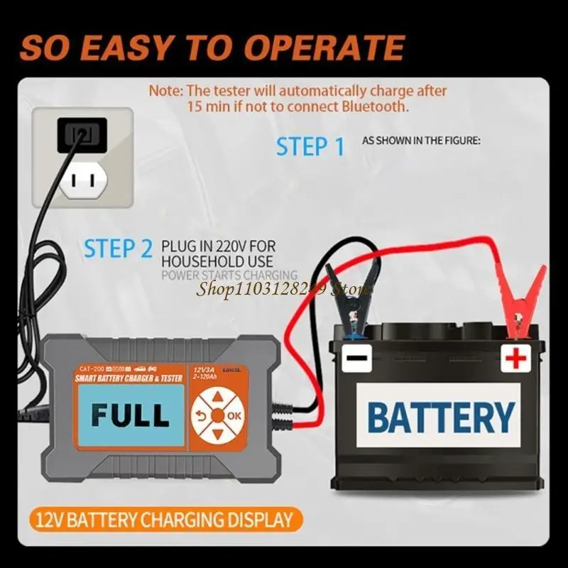 N5KD 12V Emergency Power Start for Car Air Compressor Battery Starting Quick Charging