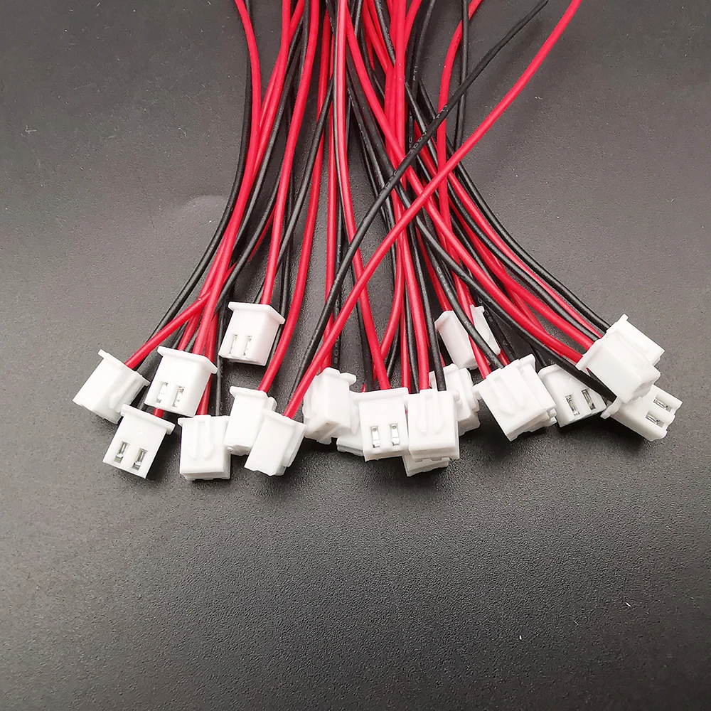 20Sets JST PH 2.0/XH 2,54 2Pin Männlich Weiblich Stecker mit Drähten Kabel 100MM 26AWG – Detail 4