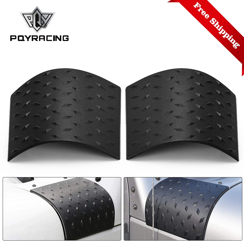 1Pair Black ABS Car Cowl Body Armor Outer Engine Hood Cowling Cover for Jeep Wrangler JK Rubicon Sahara Auto Styling Accessories