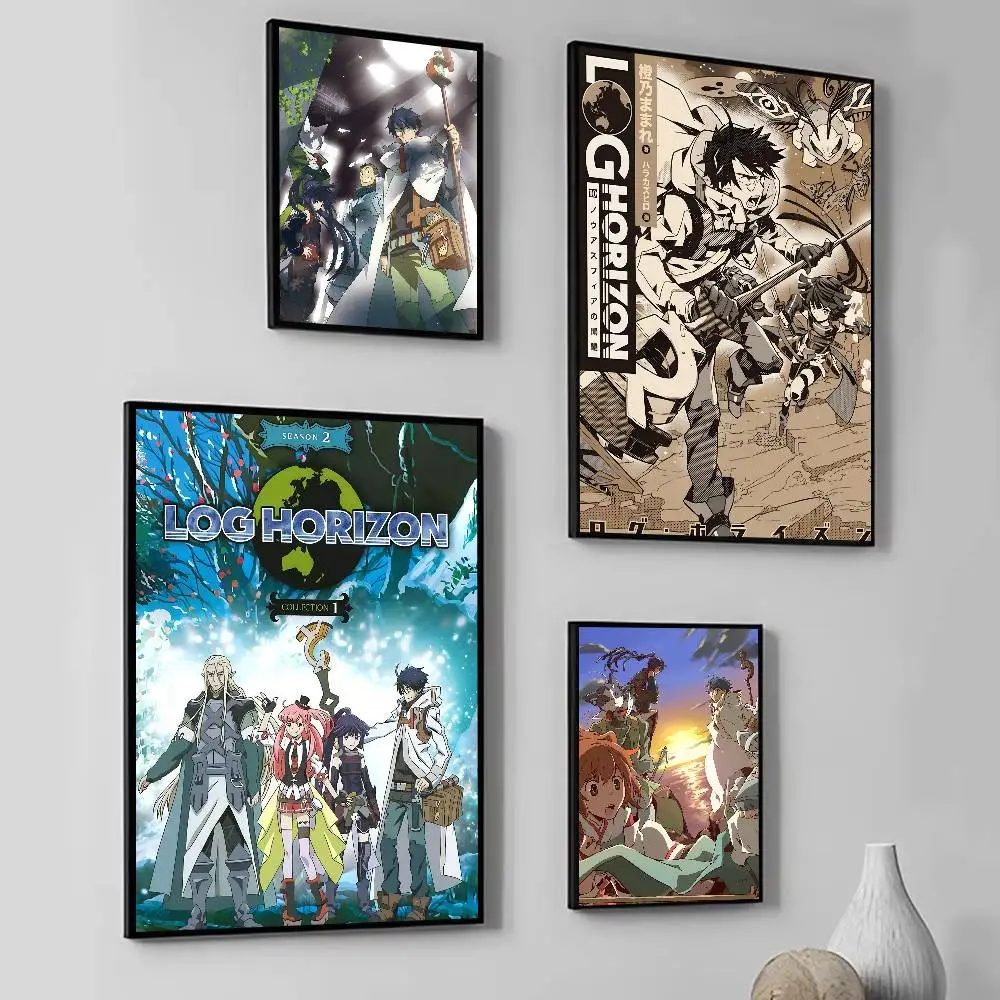 Japanese Manga Anime L-Log H-Horizon Posters Self Adhesive Waterproof Ideal For Living Room Bedroom Bar Decoration