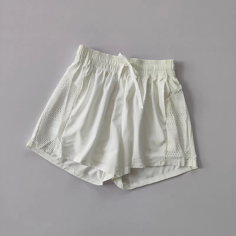 Sommer-Yoga-Shorts, Lässige Laufshorts für Damen, Jogging-Fitness-Gym 2-in-1-Workout-Shorts, Schnell Trocknende Atmungsaktive Sportshorts – Detail 4