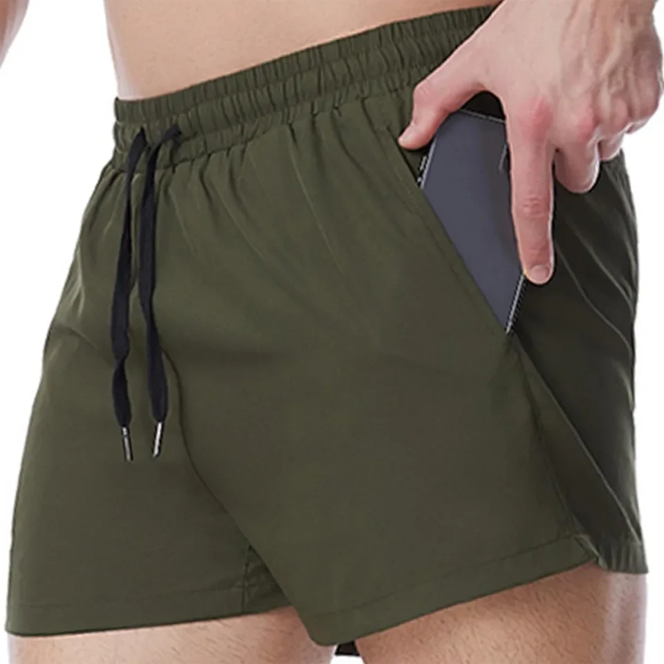 

Men'S Gym Basketball Sports Shorts Mesh Yoga Fitness Joggers Quick Dry Breathable Sportswear Summer Shorts Casual Male Pants