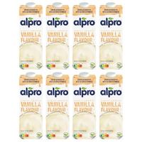 Alpro Vanilla Flavor Soy Drink with Calcium and Vitamins Set 8x1 L