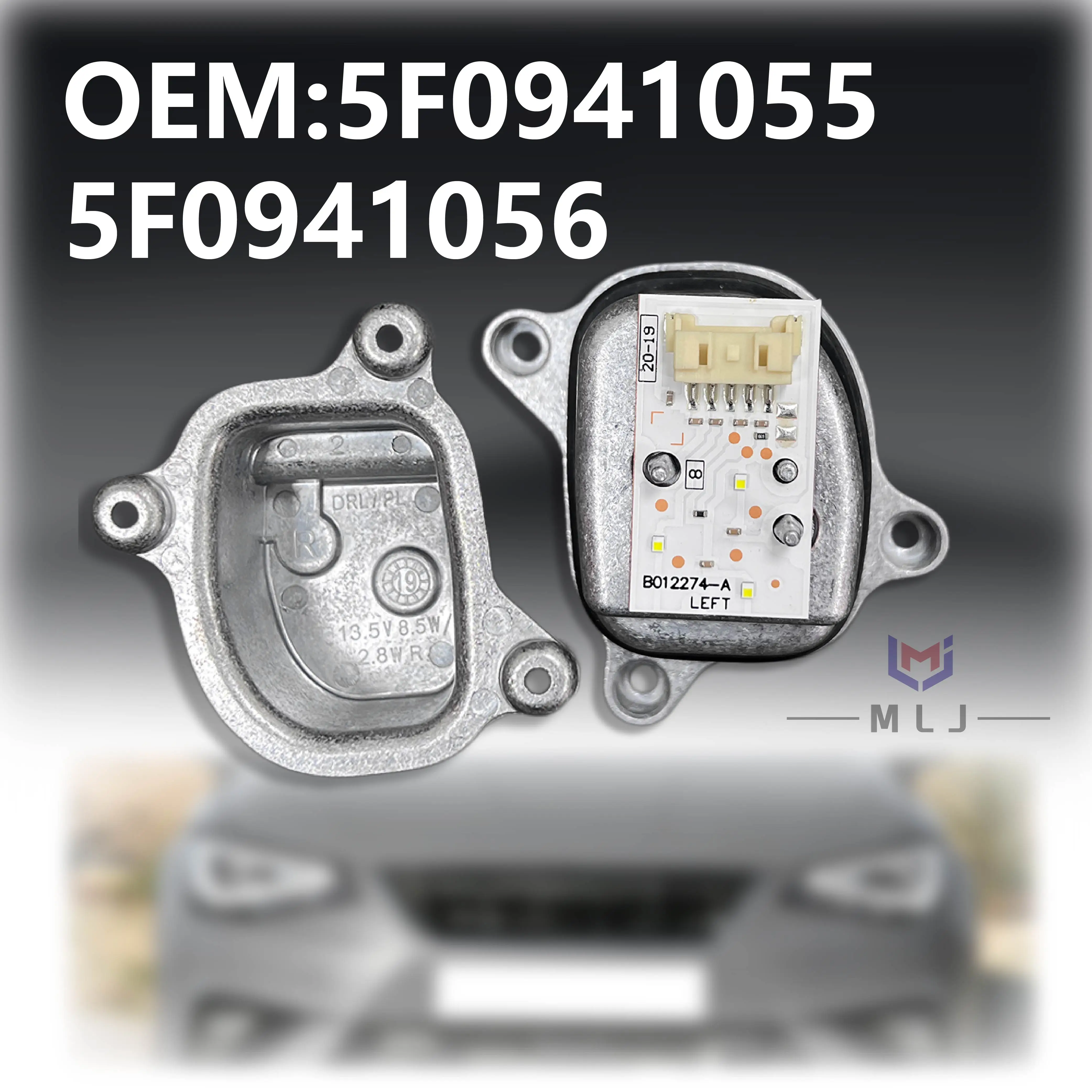 5F0941055 5F0941056 For SEAT ARONA KJ Headlight LED White Light Source Module With Heatsink Angel Eye Module Car Accessories