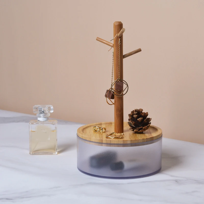 1PC Nordic Bamboo Tree Branch Storage Tray Living Room Desktop Key Hanger Jewelry Display Frame 2024 New
