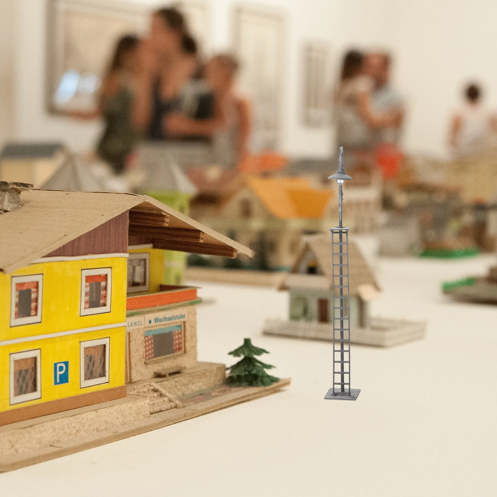 Railroad Light Decorative Simulated Lamp Mini Sand Table Scenery Signal Light Train Layout Ornament Design Train Layout Decor