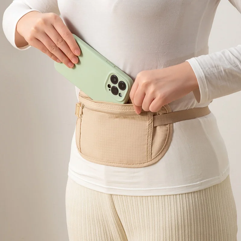 Travel Invisible Waist Packs Pouch for Passport Money Belt Bags Hidden Security Wallet Travel Bag Chest Pack Money Waist Bags