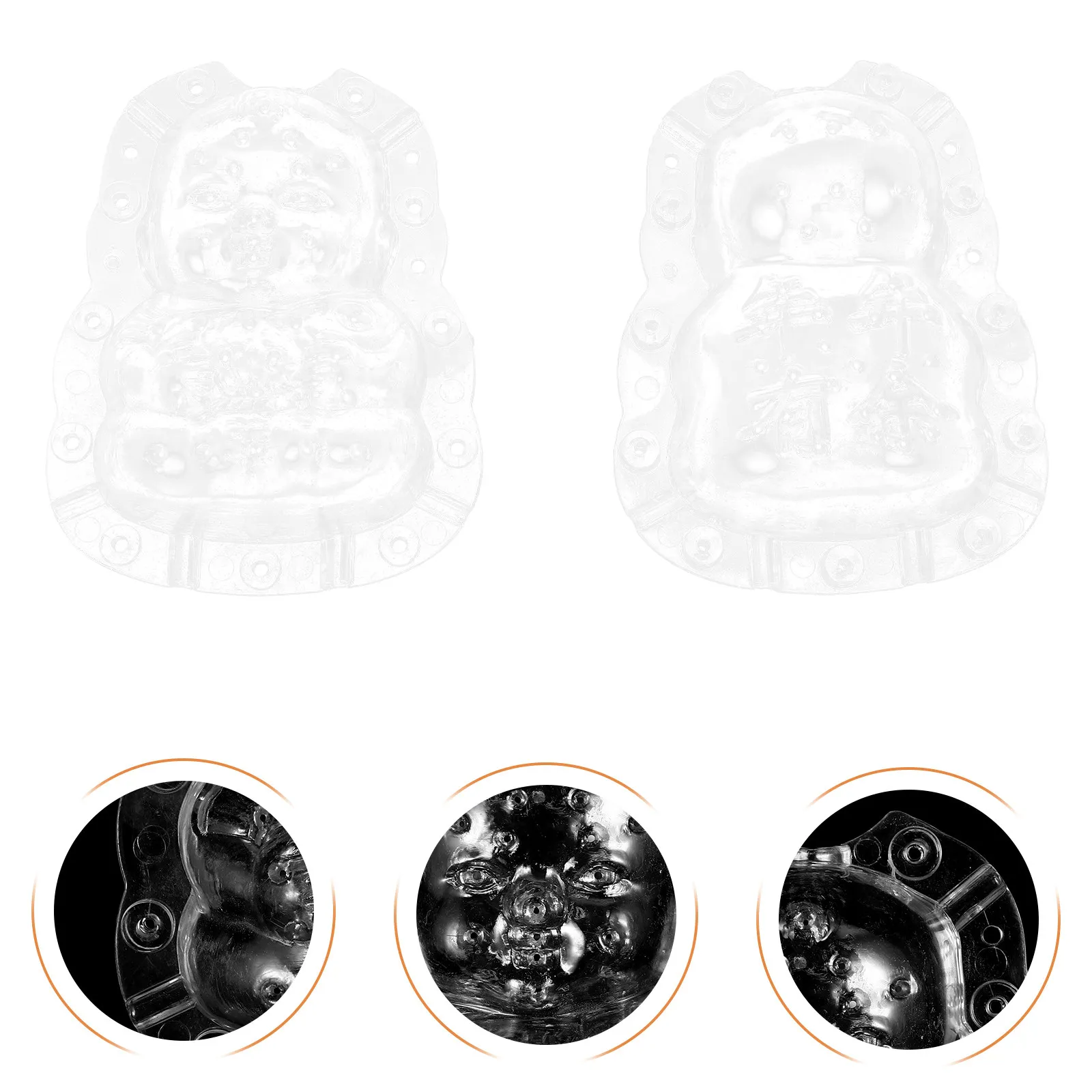 2pcs Transparent Fruit Shaping Mold for Ginseng Melon & Vegetable Gardening – Reusable, Pressure-Resistant