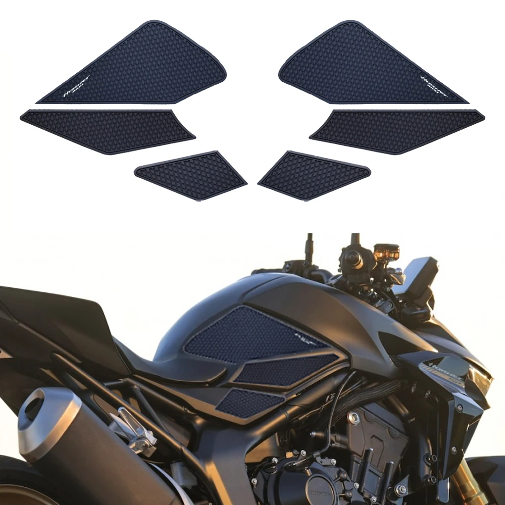 

Для HONDA CB1000 Hornet Hornet 1000 CB 1000 2025 мотоциклетные нескользящие боковые наклейки на топливный бак водостойкая прокладка резиновая наклейка