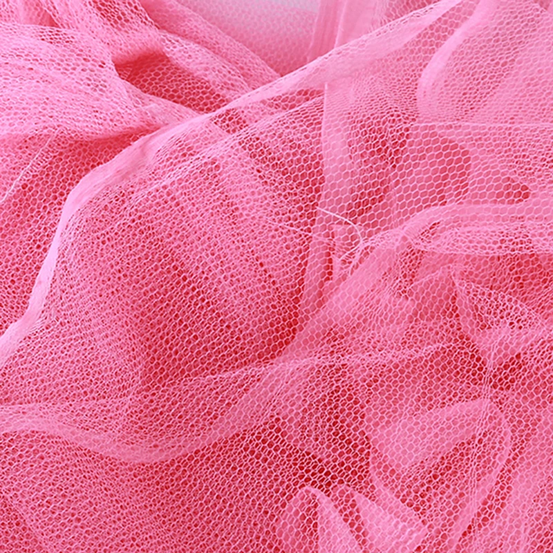 2023 New Double Bed Lace Bed Mosquito Insect Netting Mesh Canopy Princess Full Size Bedding Net Polyester White Pink Blue Purple