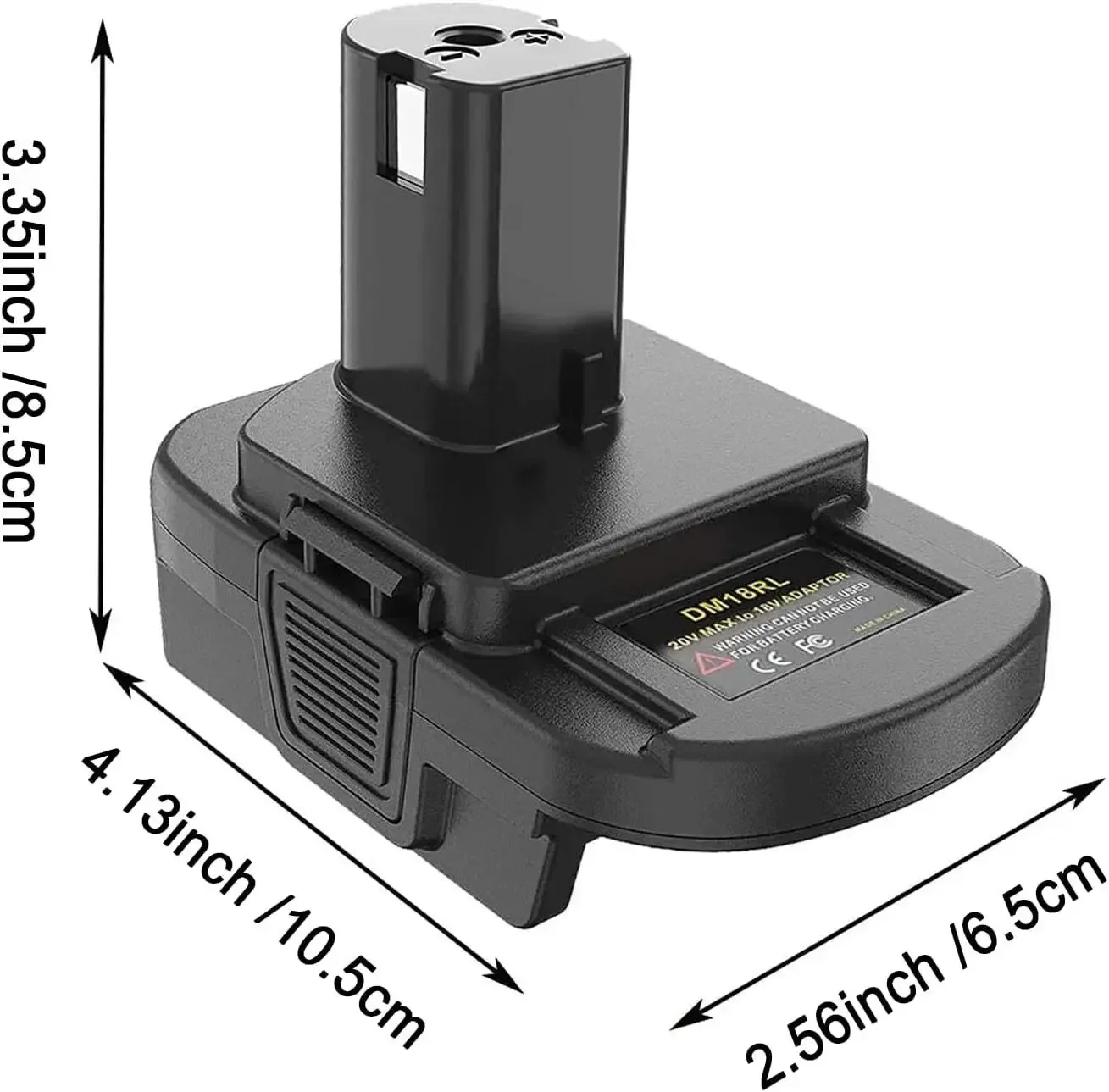 Imagem -05 - Adaptador de Bateria com Porta Usb para Ferramentas Dewalt para Ryobi Conversor de Bateria Milwaukee para Ryobi Bateria de Iões de Lítio 18v