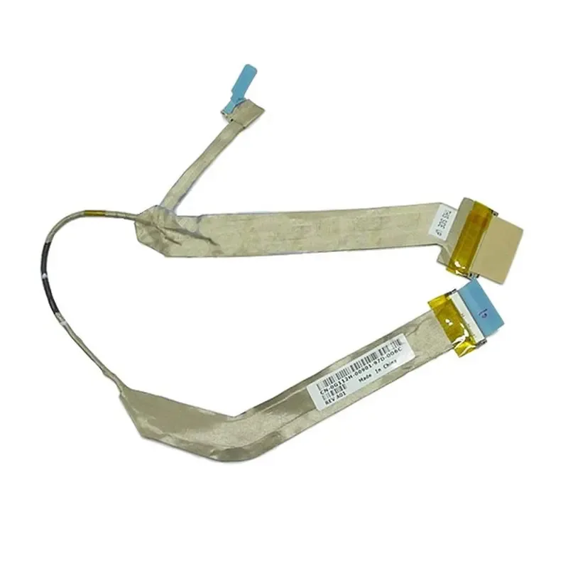 Para Dell XPS 1330 M1330 Inspiron 1318 PP25L pantalla de vídeo de ordenador portátil LCD pantalla LED cinta Flex Cable 0RW488 50.4C310.101 0GX081