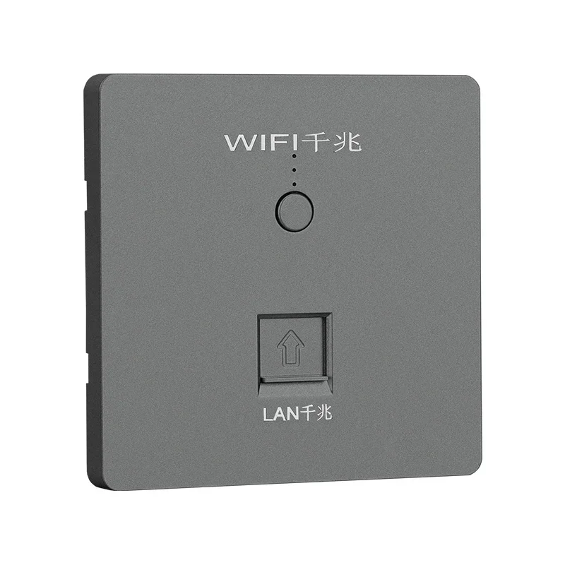 แหล่งจ่ายไฟ POE WIFI Router 1000Mbps Wireless Repeater Extender Power AP รีเลย์สมาร์ท 5G Ethernet ผนังเราเตอร์ฝังแผง