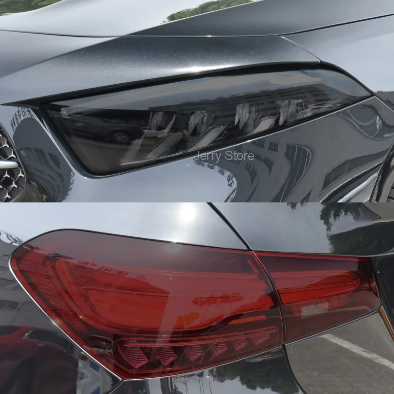 

Car Headlight Taillight Protective Film For Benz A Class W177 2018-2023 Headlamp Vinyl Restoration Transparent Black Sticker
