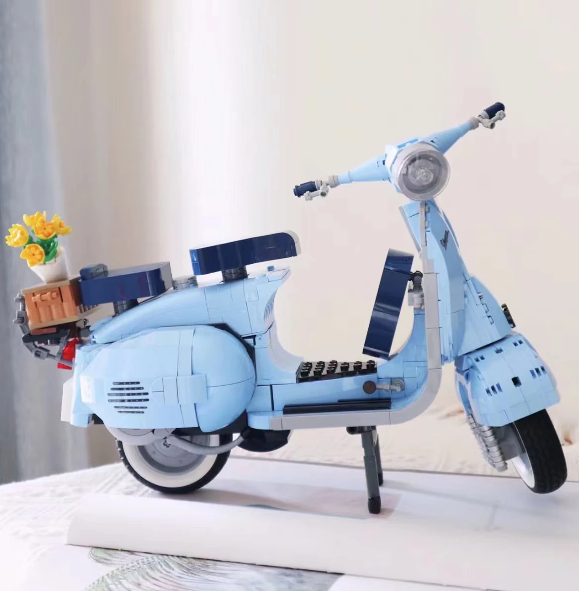 Moc Technical 10298, motocicleta famosa, ciudad, bloques de construcción ensamblados, modelo de juguete para niños, regalo