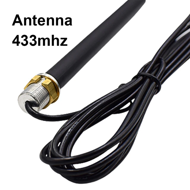 Zewnętrzna antena 433 MHz do bramy garażowej wzmacniacz sygnału radiowego bezprzewodowy wzmacniacz, antena sterowania bramą 433,92 mhz do 250 m