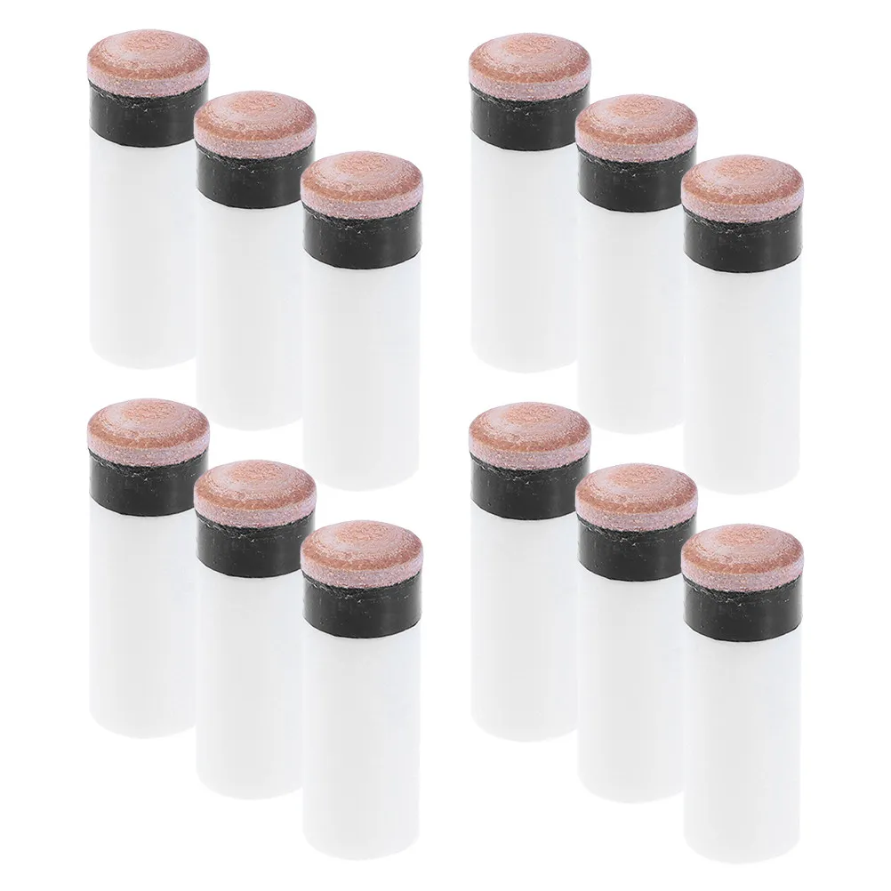 

12Pcs Billiard Cue Tips Screw on Replacement 12Mm Kit for Pool Cue Stick Repair Accessories Pool Sticks for Adults