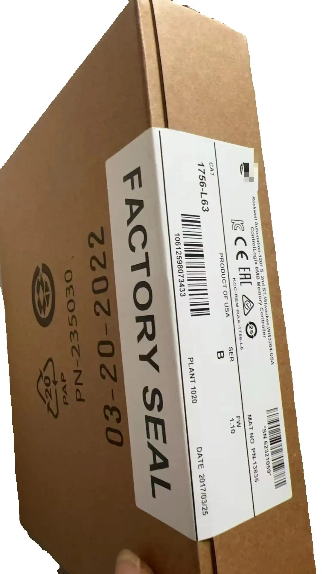 

1756-L63 New module 1756 L63 1756L63