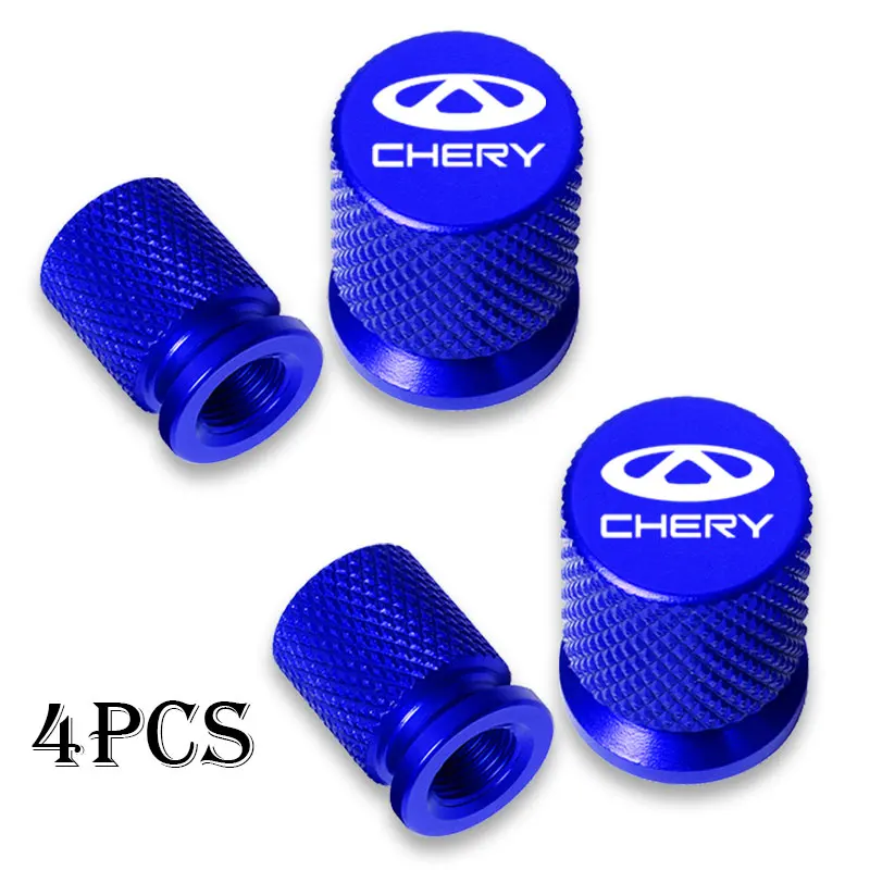 Car Wheel Tire Valve Caps Tyre Stem Covers Airdust Waterproof For CHERY TIGGO 3 4 5 7 PRO 8 Car Accessories