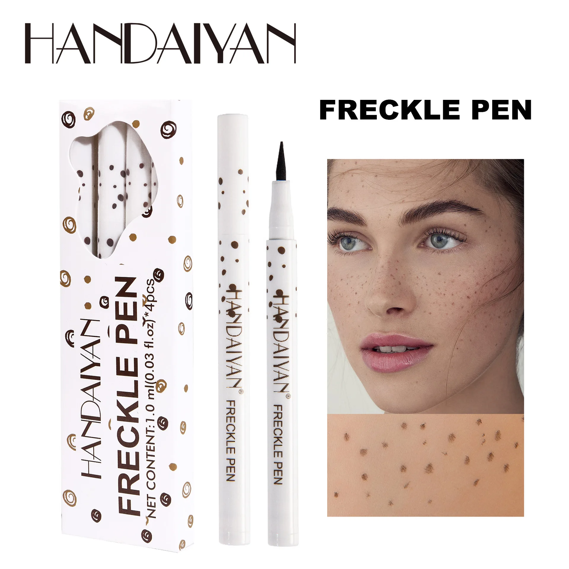 

Hot-selling Makeup Natural Pen 4 Sets of Easy Color Do Not Take Off Makeup Face Makeup Explosion