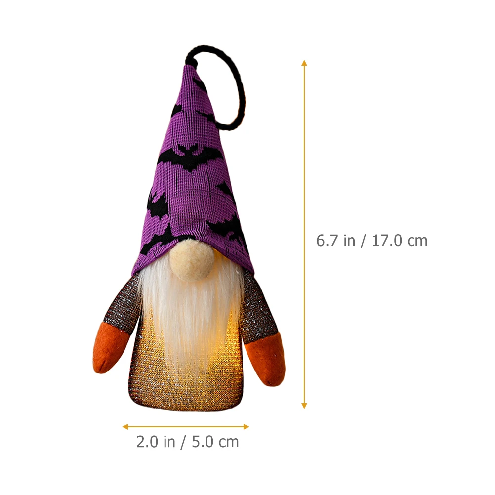 

Halloween Gnome Decorative Hanging Ornaments Premium Material Funny Party Atmosphere Lighting Pendants Mushroom Solar Home Decor