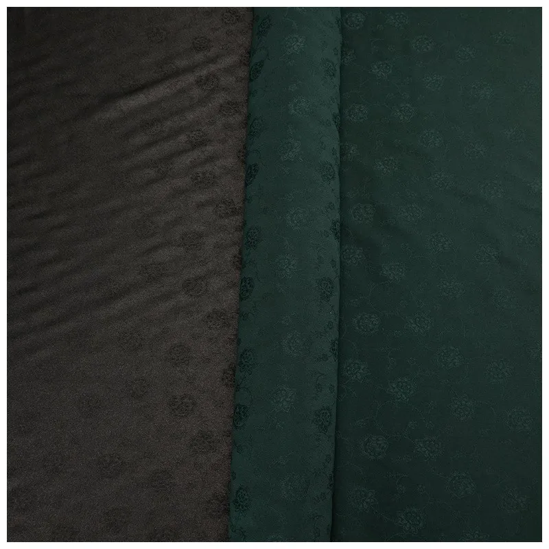 Crepe pesante vecchio materiale tessuto di raso jacquard di seta ramiè patrimonio culturale immateriale Xiangyunsha nuovo abbigliamento in stile cinese