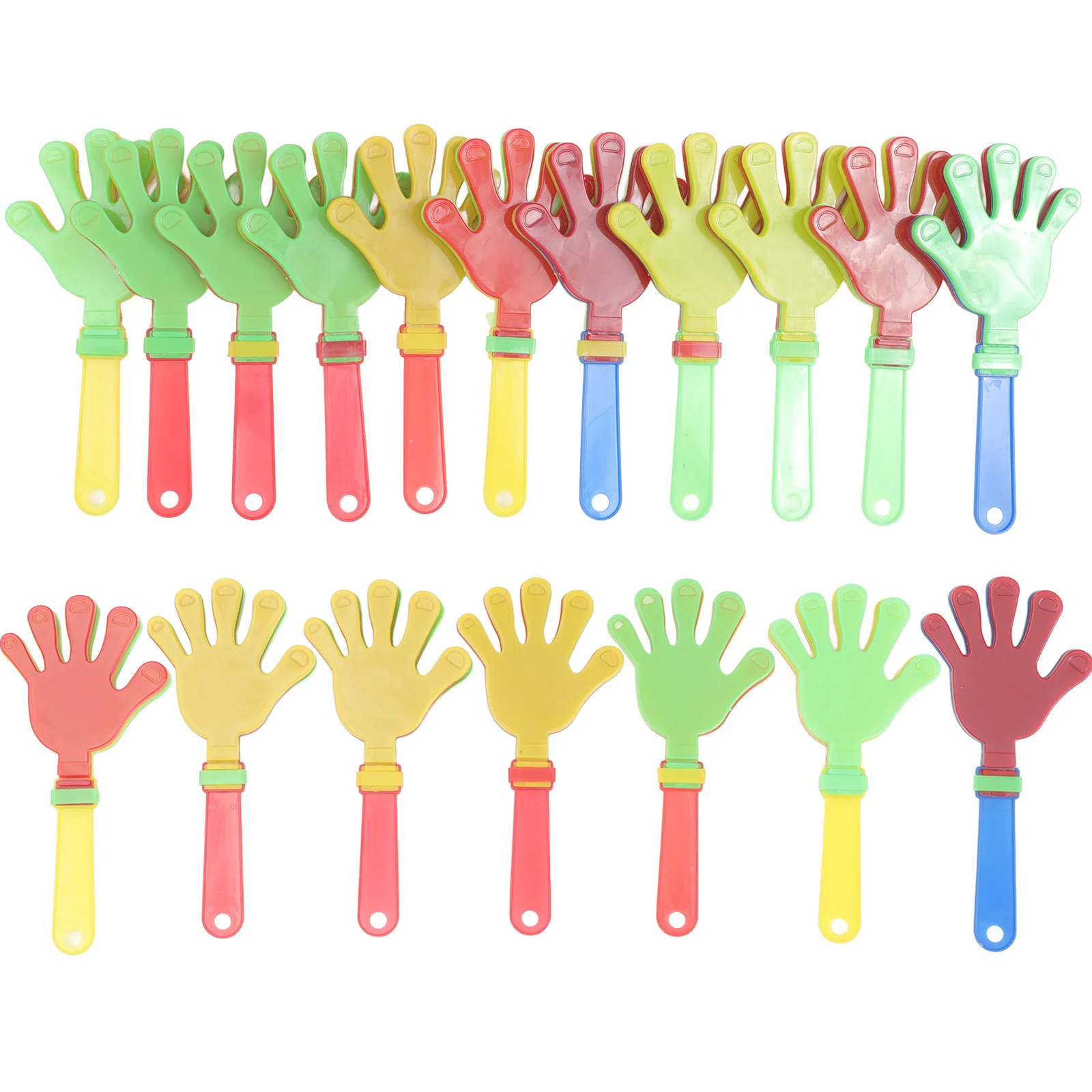 20 Pcs Applause Maker for Sports Game Bulk Hands Clapper Performing Noisemaker