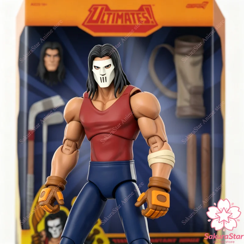 【En stock】Figura de acción coleccionable de anime Super7 TMNT Wave13 Casey Jones Shredder Splinter, altamente articulada, de la serie Ultimates