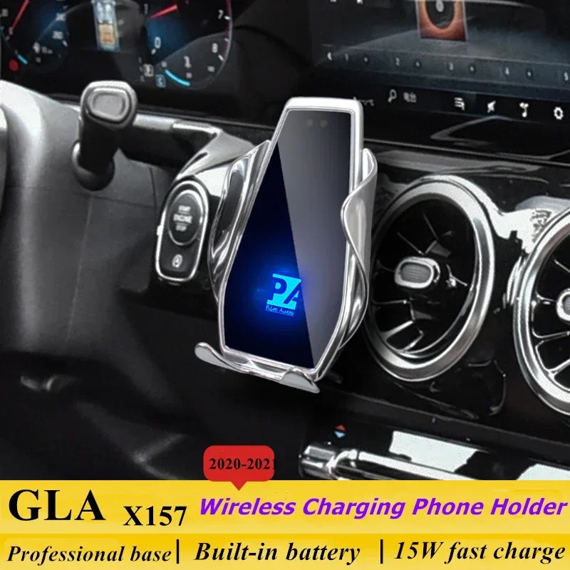 

2020-2022 For Mercedes Benz GLA X157 Mobile Phone Holder Wireless Charger GLA200 GLA250 Car Phones Mount Bracket GPS Support